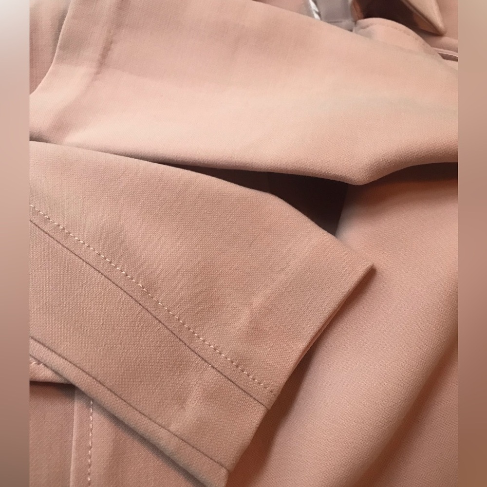 Elegant Pink Trench Coat - Picture 10 of 15